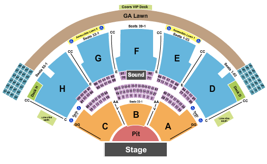 Ruoff Music Center Dierks Bentley Seating Chart